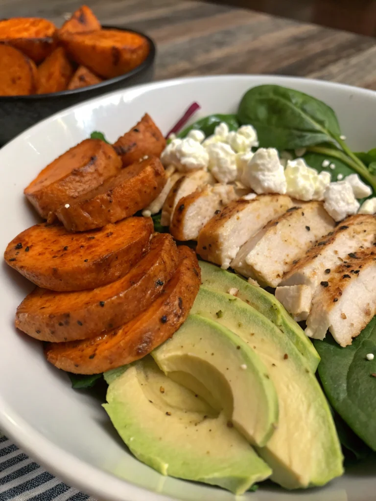 Chicken and Sweet Potato Bowls for Two