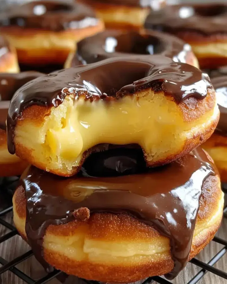Ultimate Boston Cream Donuts Ready in 30 Minutes