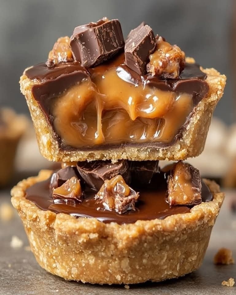 Easy Butterfinger Caramel Crunch Mini Pies Ready in 30 Minutes