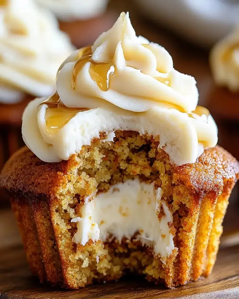 Best Carrot Cake Cheesecake Cupcakes with Maple Frosting