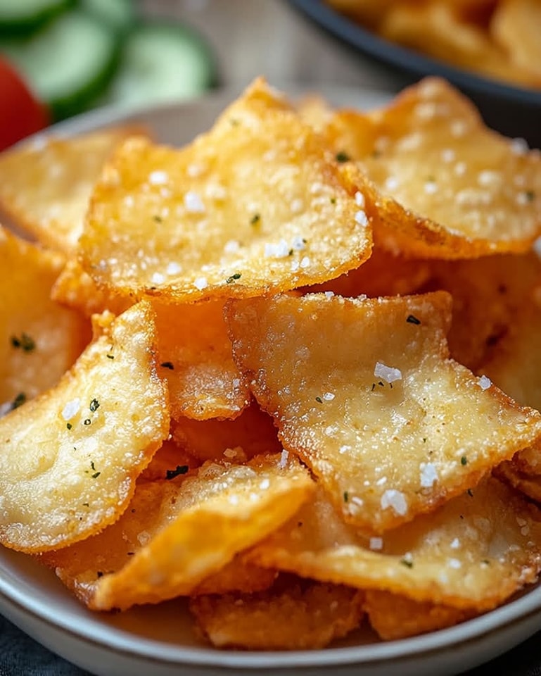 Easy Cottage Cheese Chips Air Fryer Ready in 30 Minutes