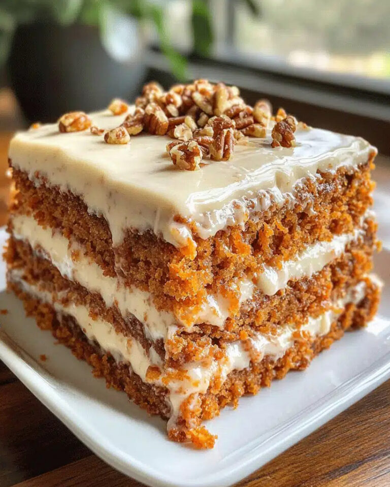 Ultimate Honey Bun Carrot Cake with Cinnamon Cream Frosting