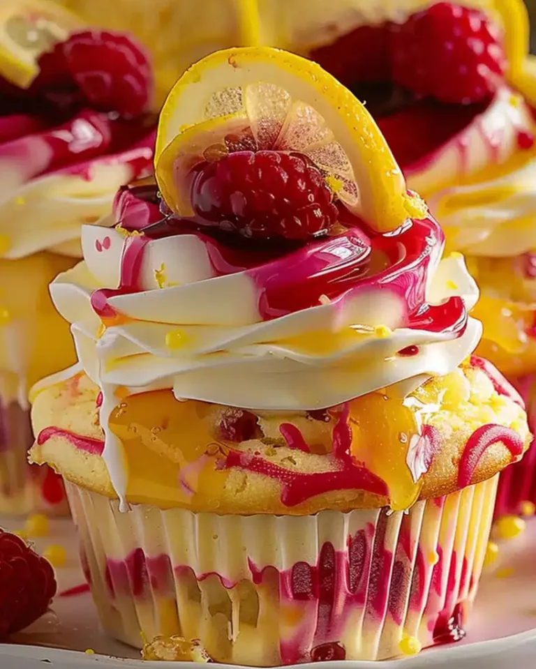 Best Lemon Raspberry Cupcakes – Ready in 30 Minutes