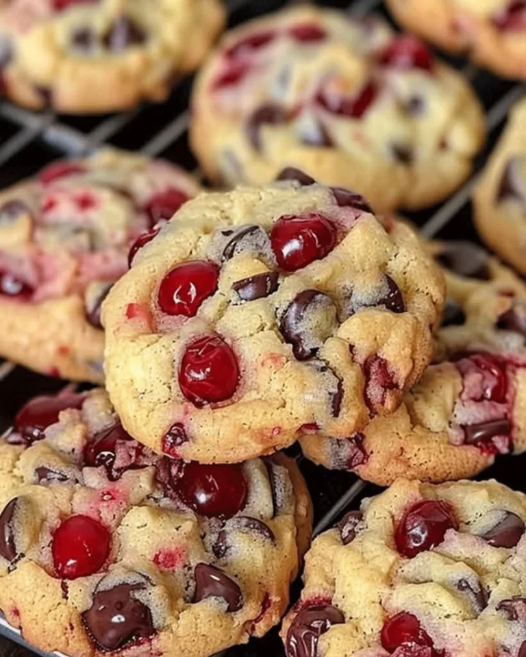 Easy Maraschino Cherry Chocolate Chip Cookies Ready in 30 Minutes
