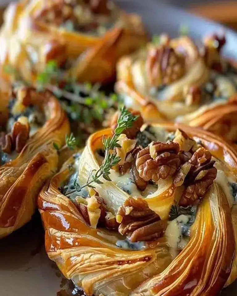 Easy Pull-Apart Twirl with Blue Cheese and Walnuts