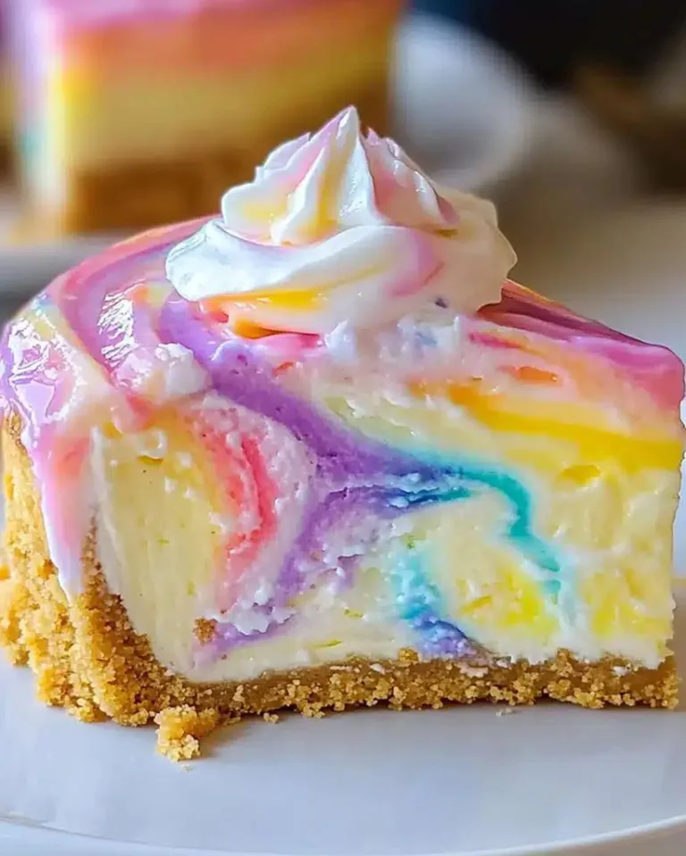 Ultimate Unicorn Swirl Cheesecake – No-Bake Delight