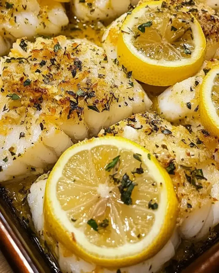 Easy Baked Cod with Lemon and Garlic – Ready in 30 Minutes