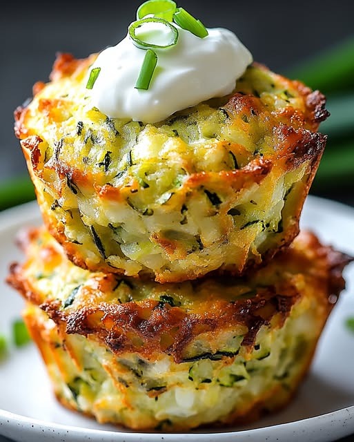 Easy Crispy Parmesan Zucchini Potato Muffins Ready in 30 Minutes