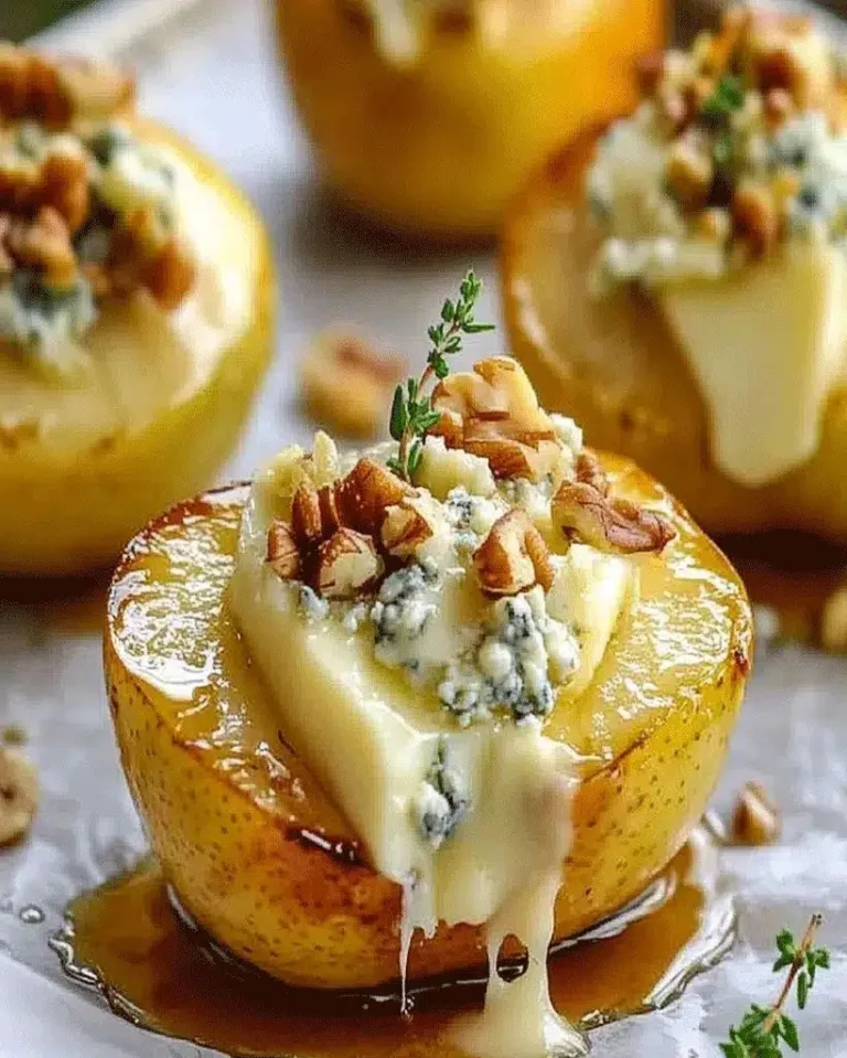 Easy Roasted Pears with Blue Cheese and Walnuts Ready in 30 Minutes