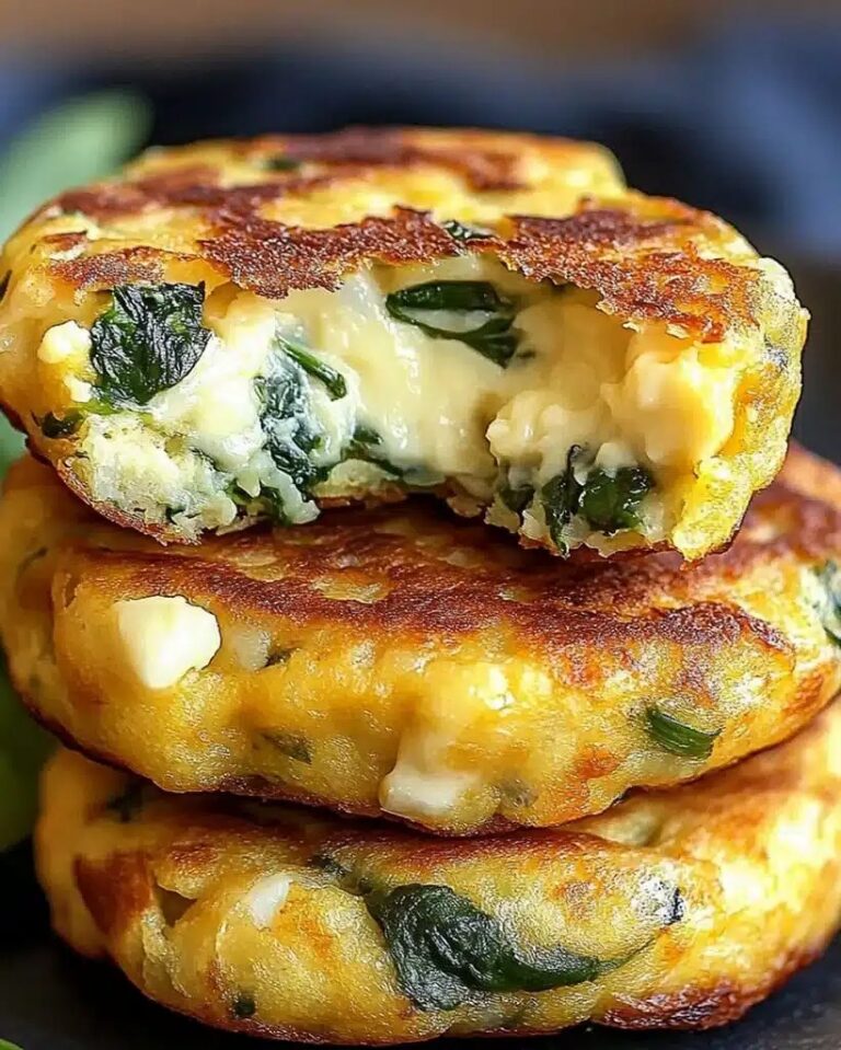 Easy Spinach and Feta Patties Ready in 30 Minutes