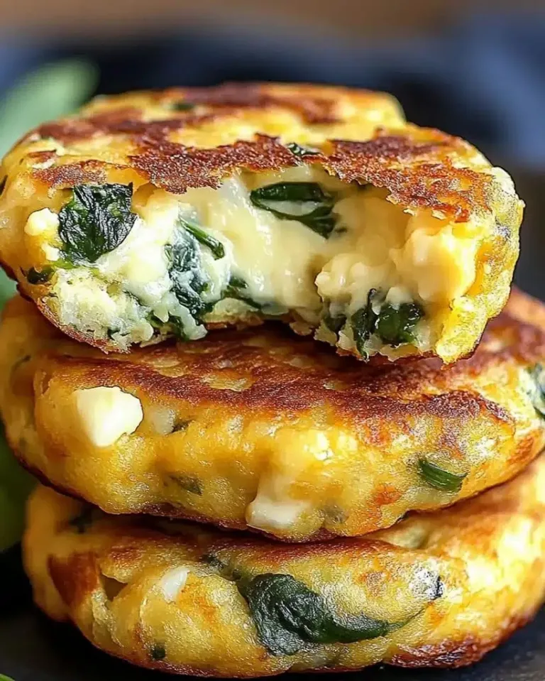 Easy Spinach and Feta Patties Ready in 30 Minutes