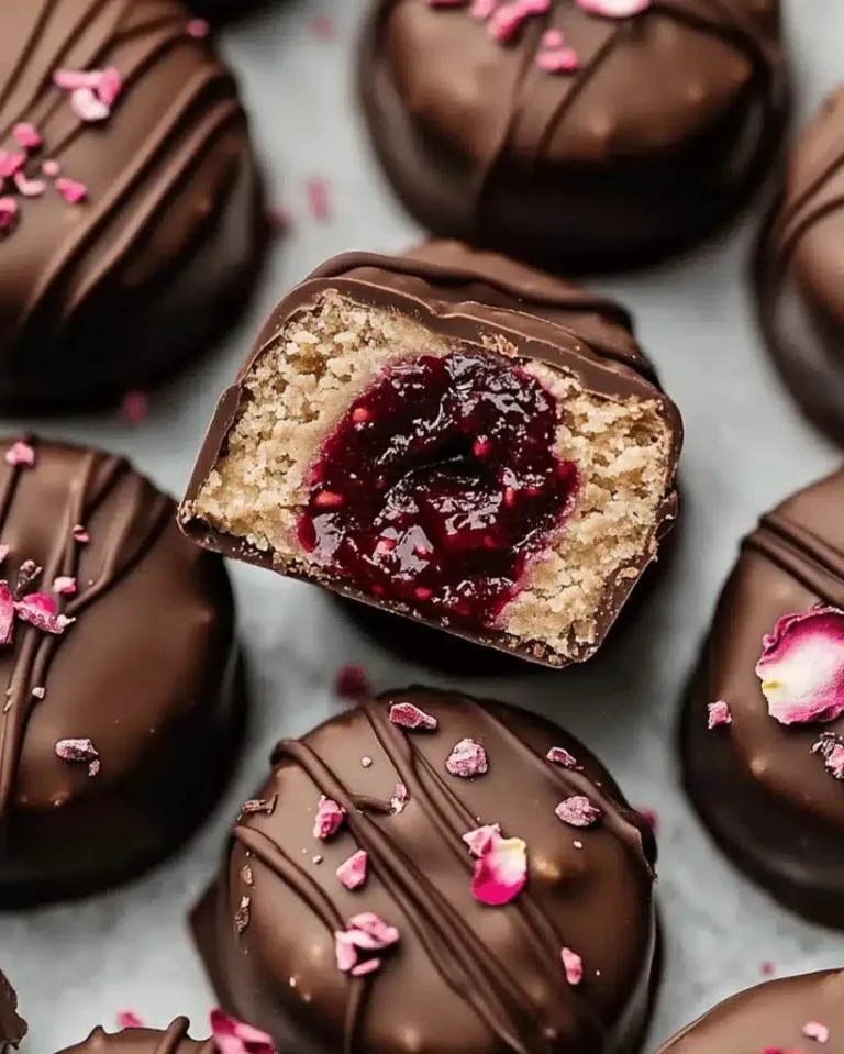 Elegant Raspberry Chocolate Truffles – Easy No-Bake Treats