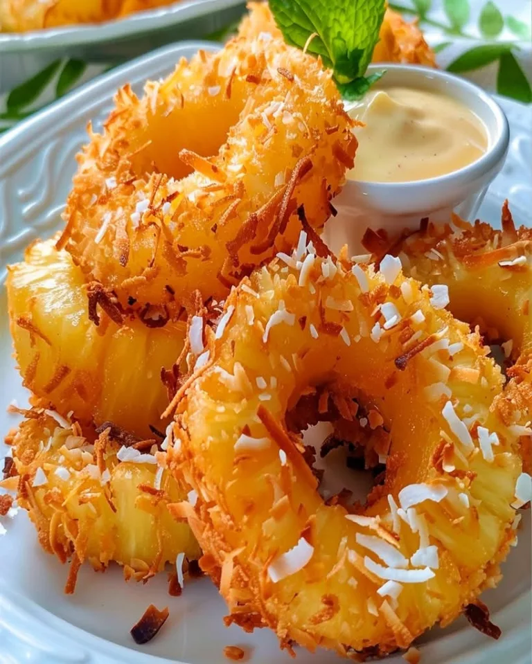 Easy Fried Pineapple with Coconut Crust Ready in 30 Minutes
