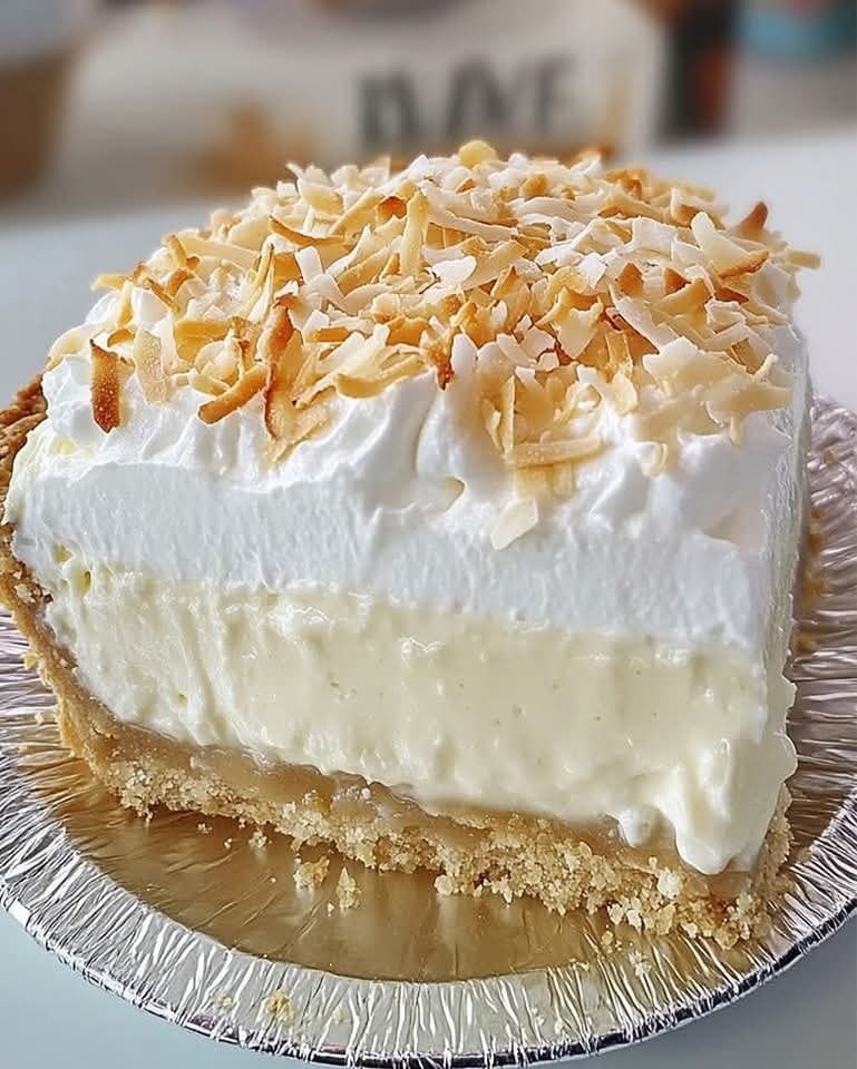 Classic Grandma’s Homemade Coconut Cream Pie – No-Bake Delight