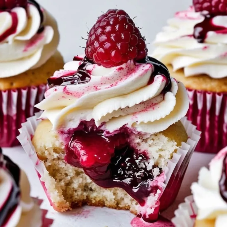 Easy Heavenly Raspberry Cheesecake Cupcakes Ready in 30 Minutes