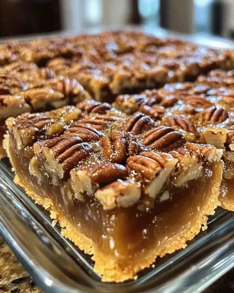 Easy Homemade Lazy Girl Pecan Pie Bars Ready in 30 Minutes
