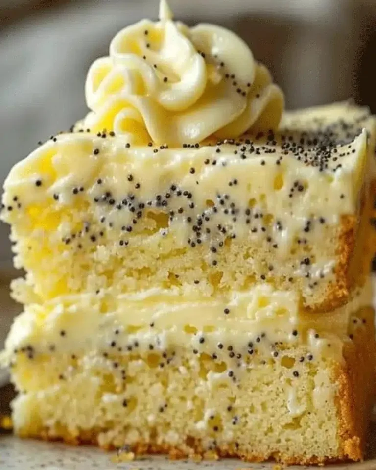 Easy Homemade Lemon Poppy Seed Cake Ready in 30 Minutes
