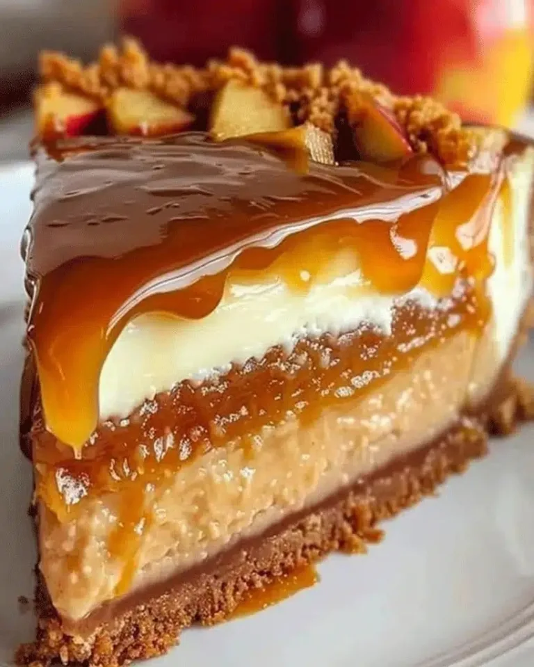 Easy Irresistible Caramel Apple Cheesecake Ready in 30 Minutes