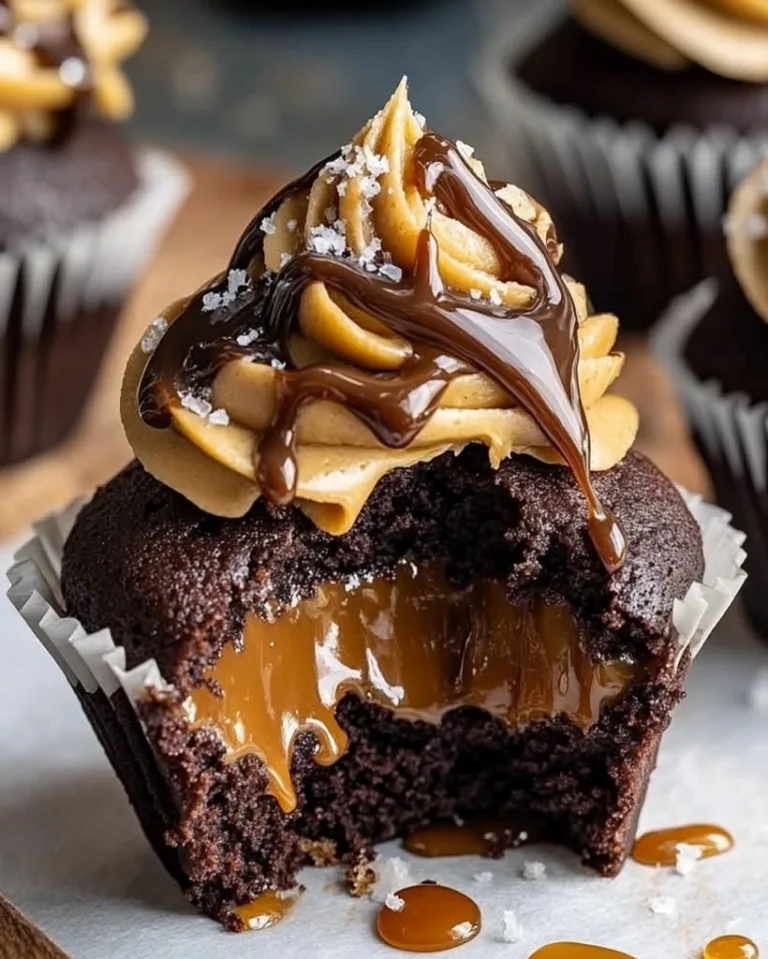 Ultimate Irresistible Salted Caramel Chocolate Cupcakes