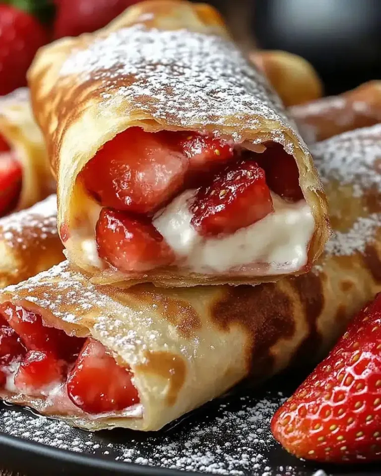 Easy Irresistible Strawberry Cheesecake Chimichangas Ready in 30 Minutes