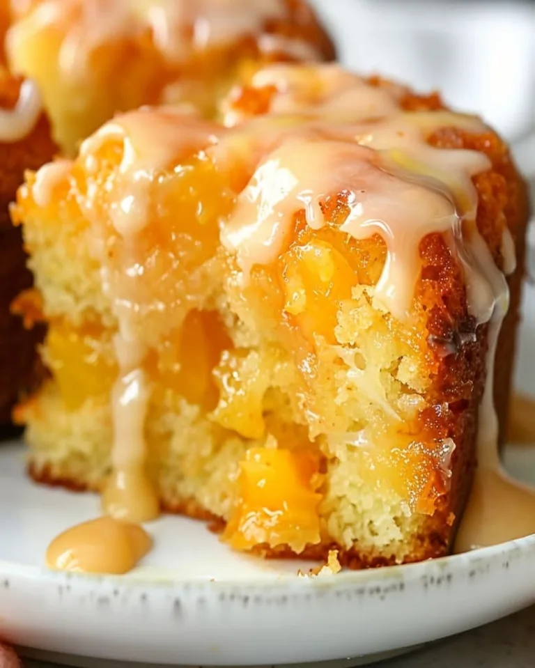 Easy Irresistible Summer Peach Cake Ready in 30 Minutes