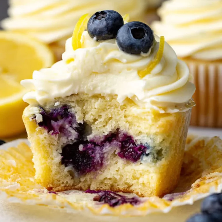 Easy Lemon Blueberry Cupcakes Ready in 30 Minutes
