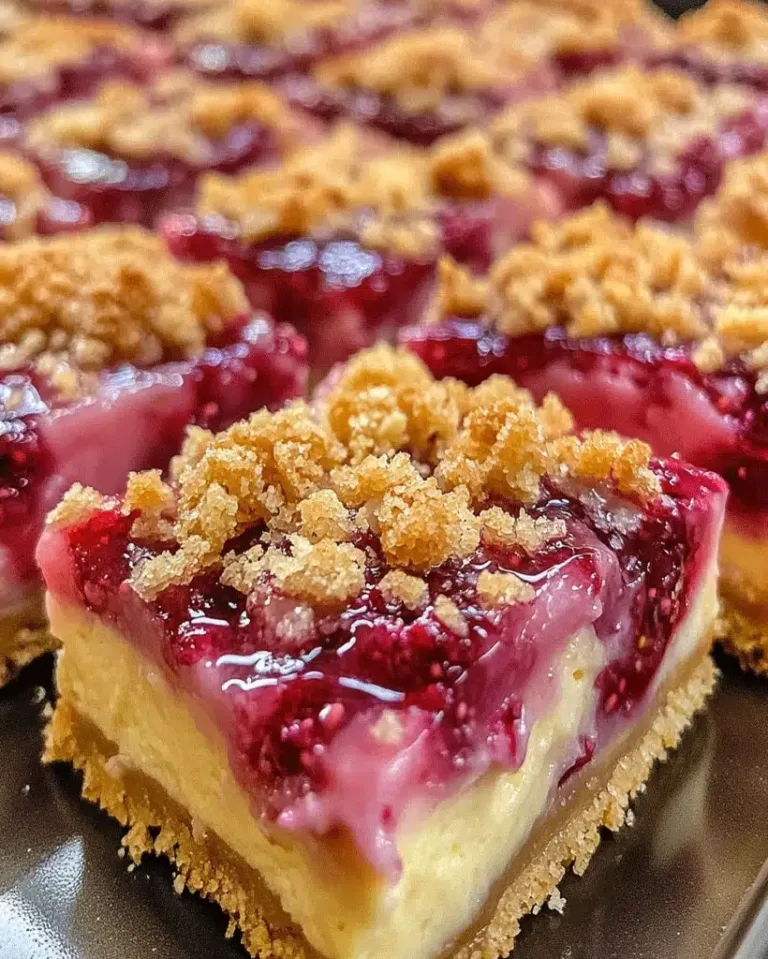 Easy Lemon Raspberry Cheesecake Crunch Bars – Ready in 30 Minutes