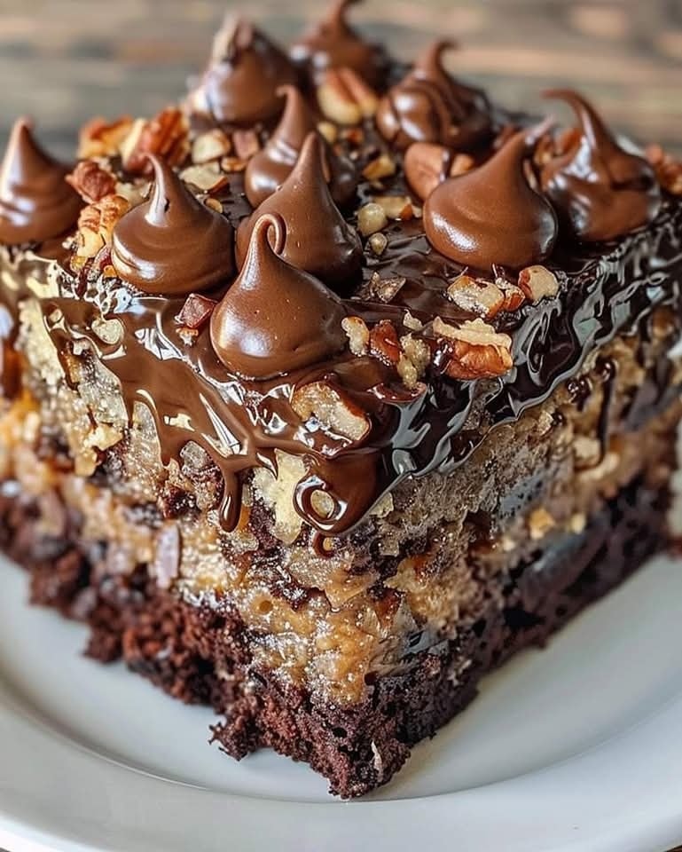 Ultimate Luxurious German Chocolate Poke Cake Ready in 30 Minutes