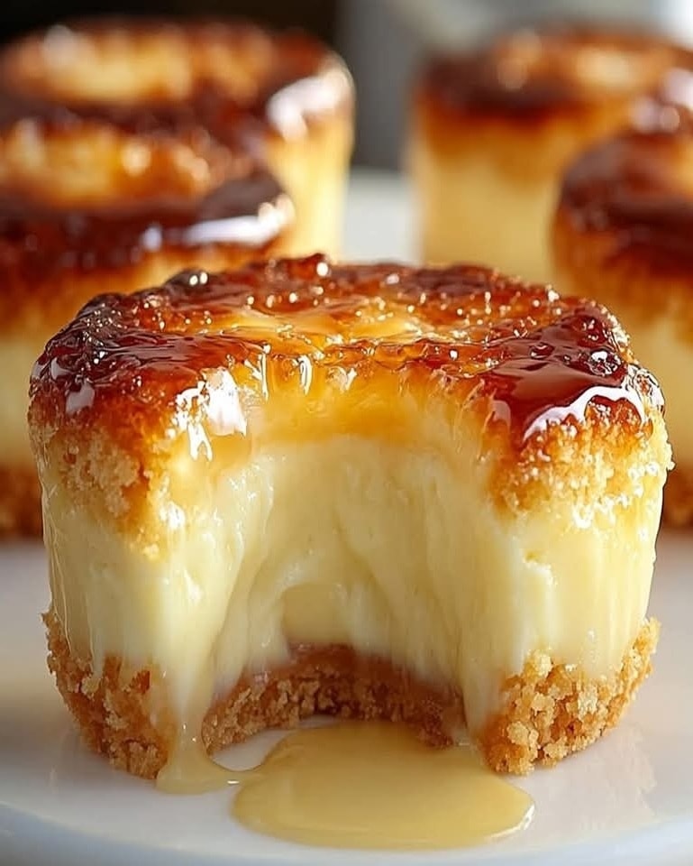 Easy Mini Crème Brûlée Cheesecakes Ready in 30 Minutes