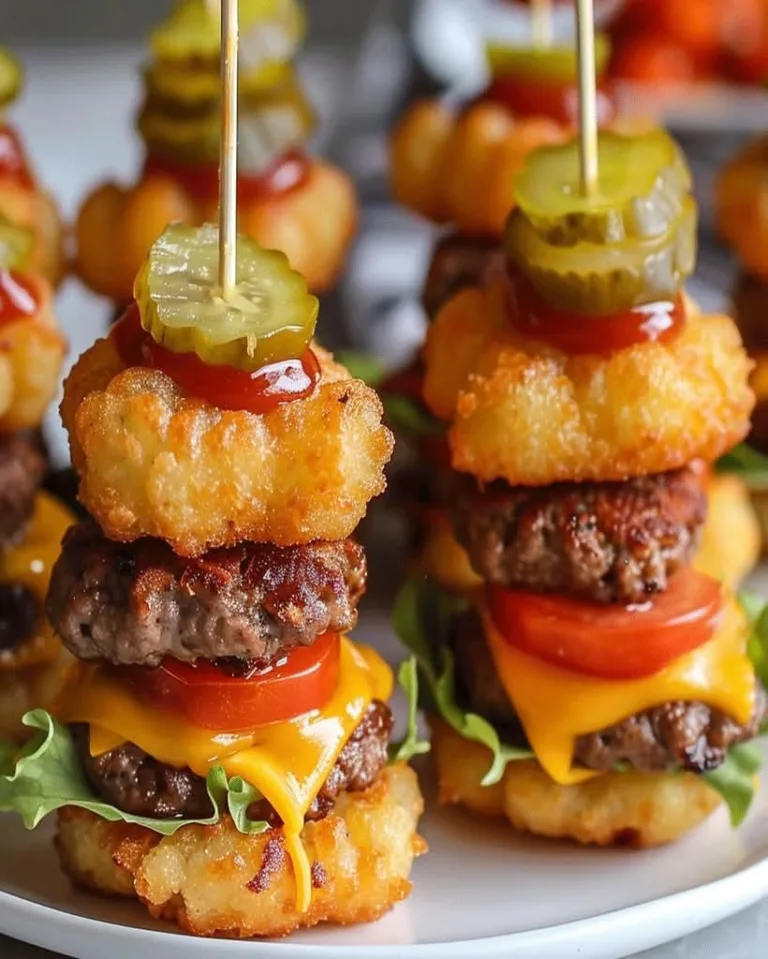 Ultimate Mini Tater Tot Cheeseburgers – Ready in 30 Minutes