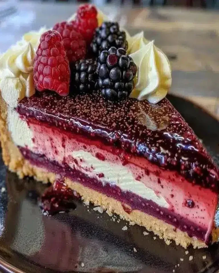 Easy No-Bake Berry Cream Cheese Tart Ready in 30 Minutes