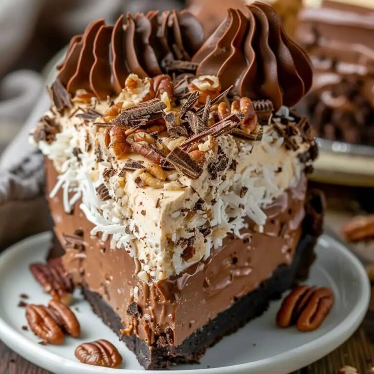 Easy No-Bake German Chocolate Cheesecake – Ready in 30 Minutes