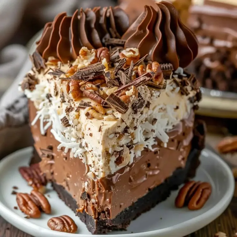 Easy No-Bake German Chocolate Cheesecake – Ready in 30 Minutes