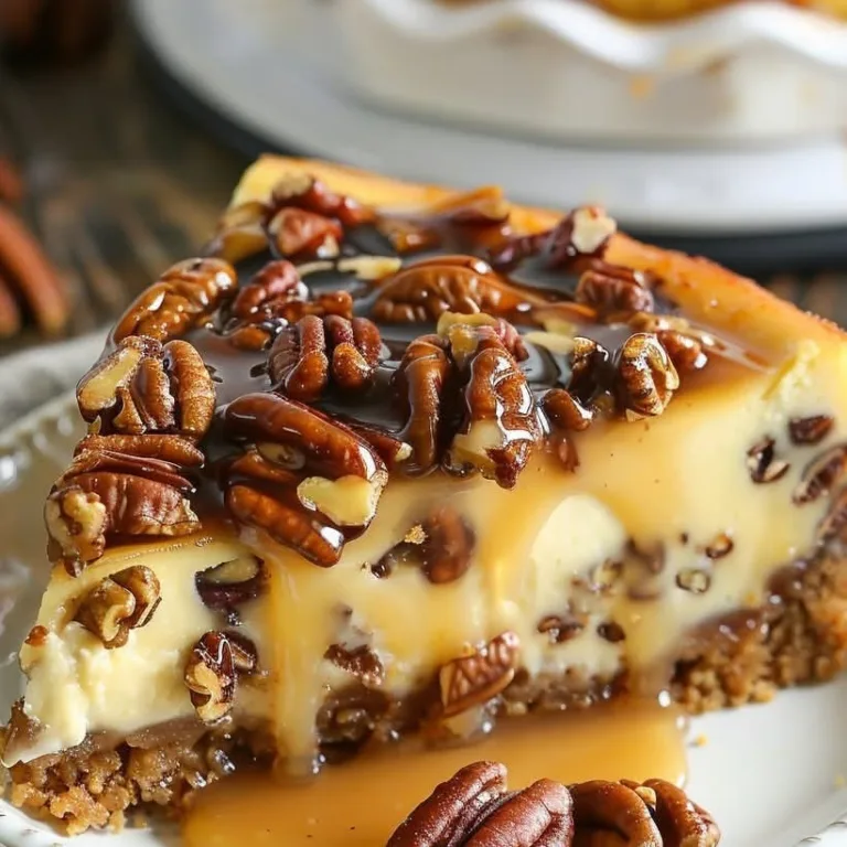Ultimate Pecan Caramel Cheesecake Recipe – No-Bake Delight