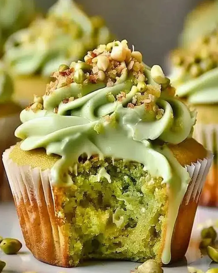 Ultimate Pistachio Cupcakes with Vanilla Buttercream Frosting