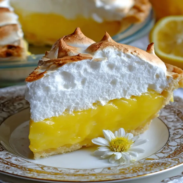 Easy Refreshing Lemon Meringue Pie Ready in 30 Minutes
