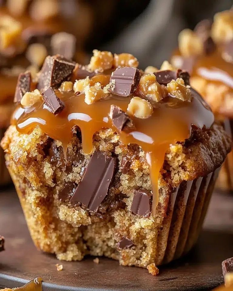 Best Salted Caramel Chocolate Chunk Muffins Ready in 30 Minutes