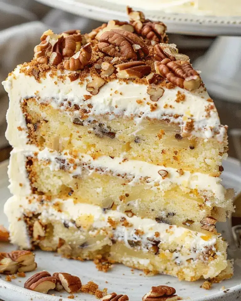 Best Southern Creamy Pineapple Pecan Cake – Ready in 30 Minutes
