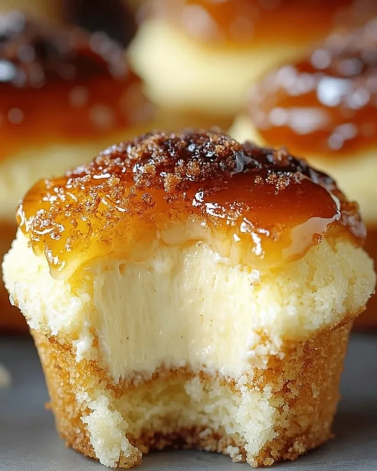 Easy Vanilla Bean Crème Brûlée Cheesecake Cupcakes Ready in 30 Minutes