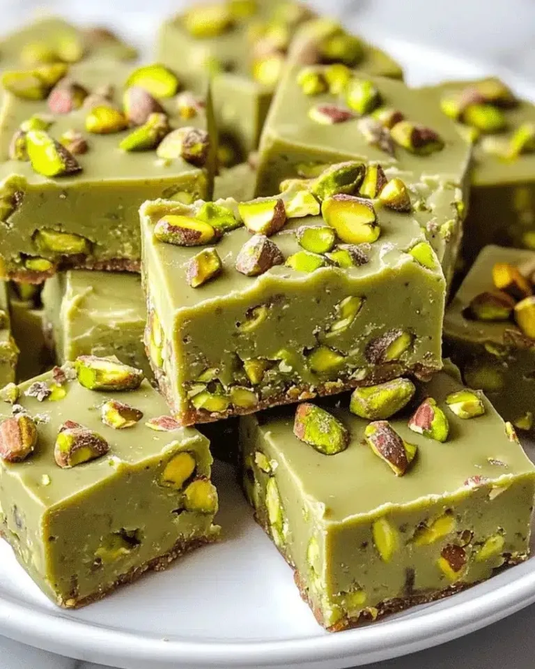 Easy White Chocolate Pistachio Fudge Ready in 30 Minutes