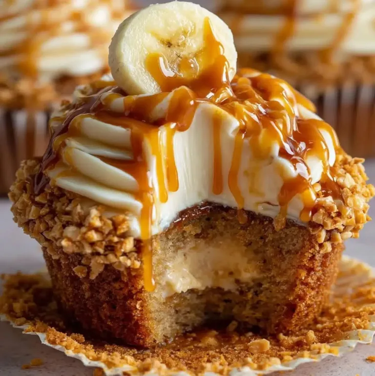Easy Banana Cheesecake Cupcakes Recipe Ready in 30 Minutes