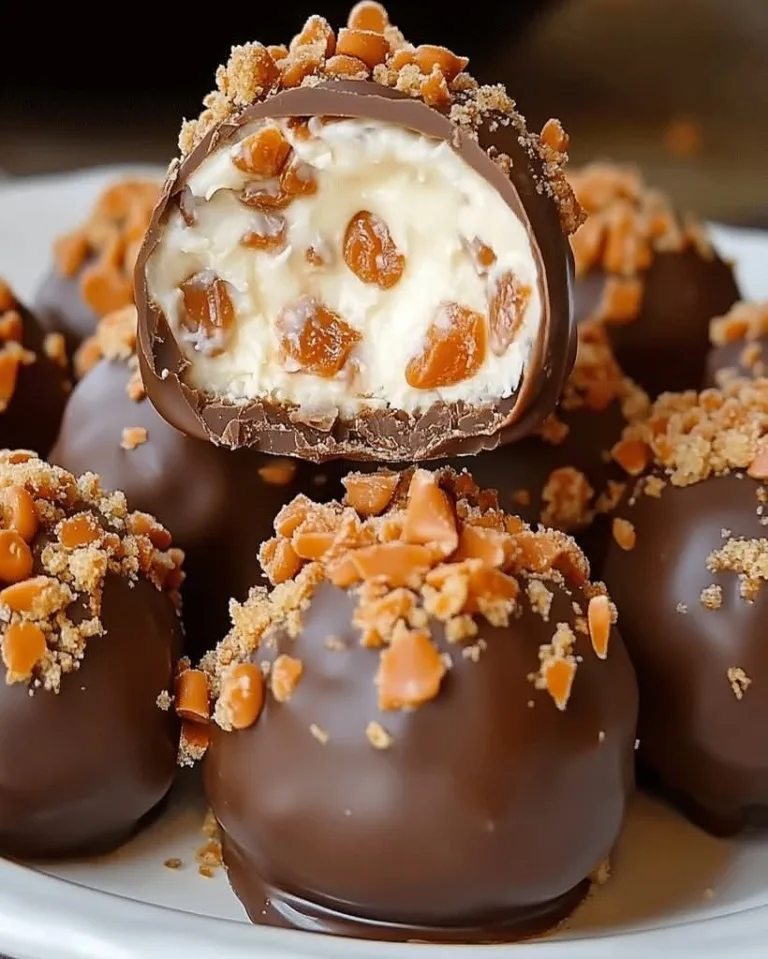 Easy Butterfinger Chocolate Caramel Crunch Truffles Recipe