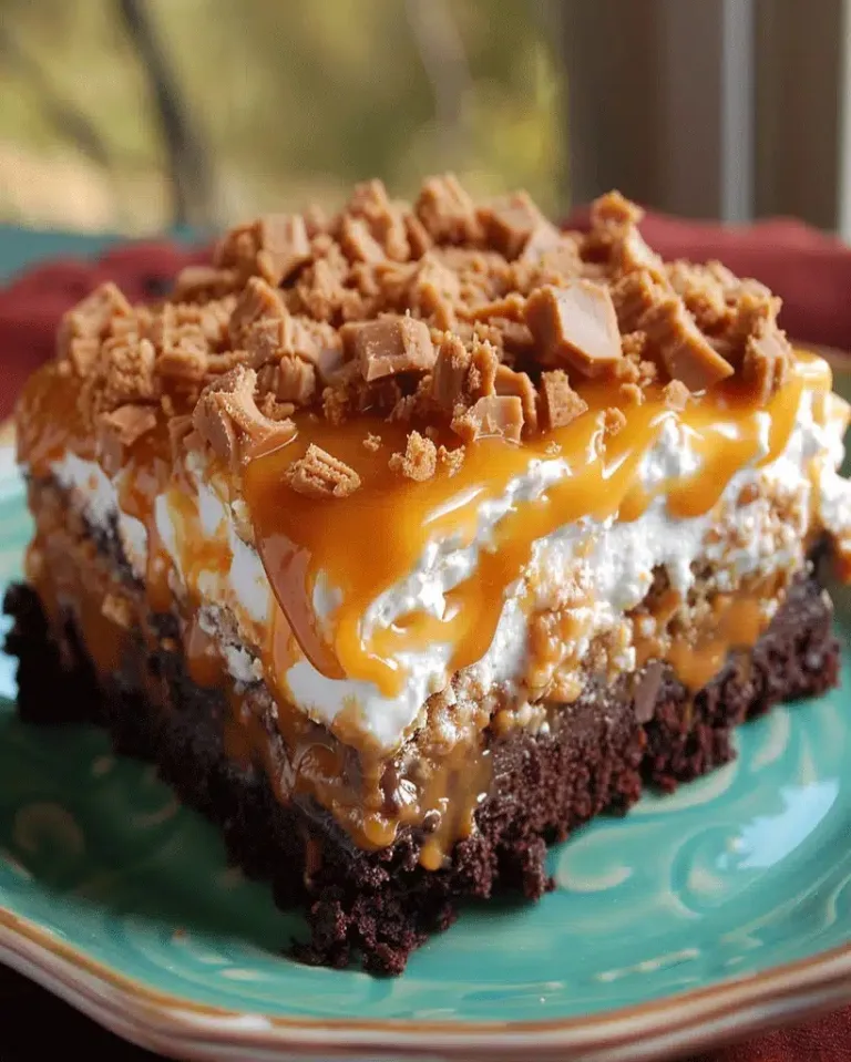 Ultimate Butterfinger Candy Bar Poke Cake Ready in 30 Minutes