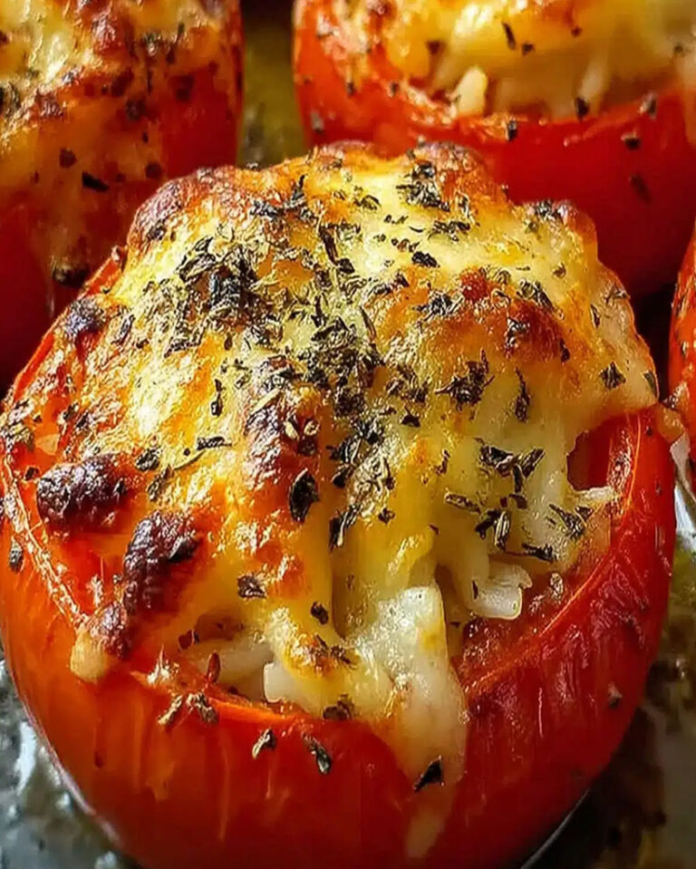 Easy Cheesy Baked Stuffed Tomatoes Ready in 30 Minutes