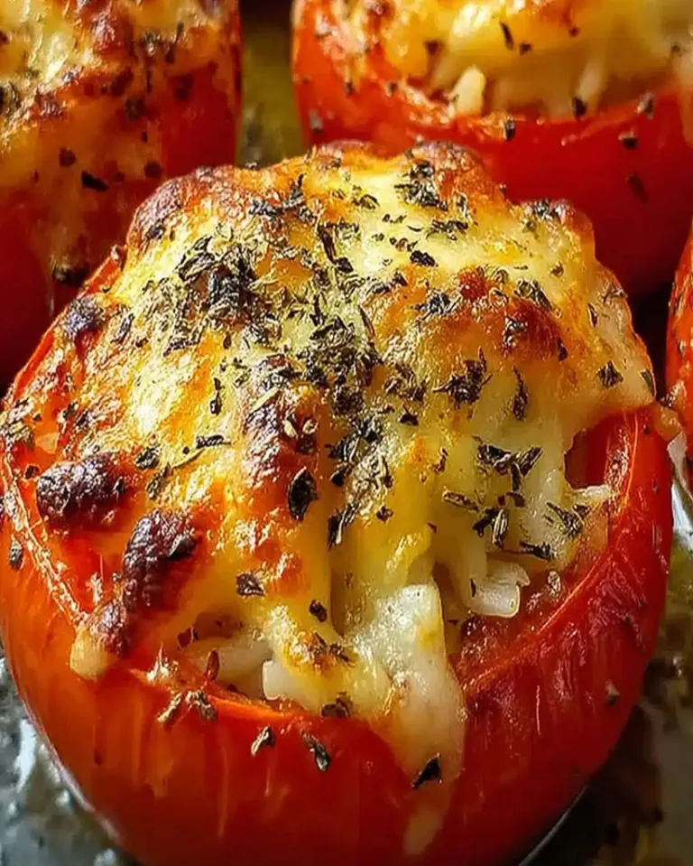 Easy Cheesy Baked Stuffed Tomatoes Ready in 30 Minutes