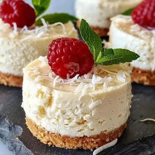 Easy Coconut Milk Mini Cheesecakes – No-Bake Delight