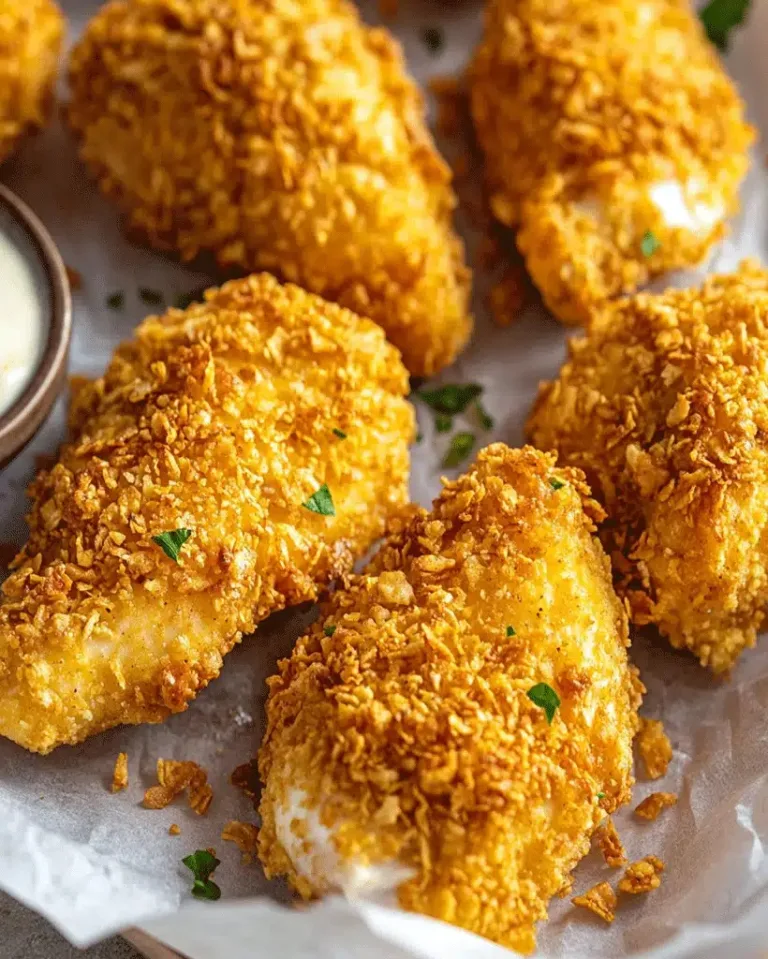 Easy Crunchy Cornflake Chicken Tenders Ready in 30 Minutes