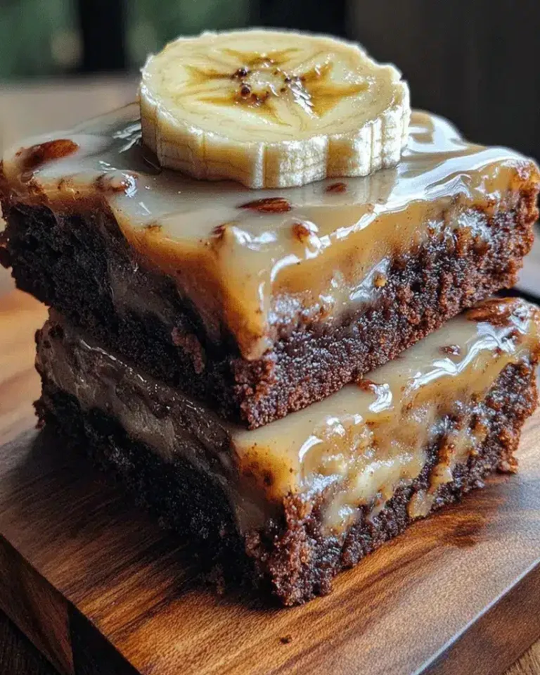 Ultimate Decadent Banana Caramel Fudge Brownies Ready in 30 Minutes