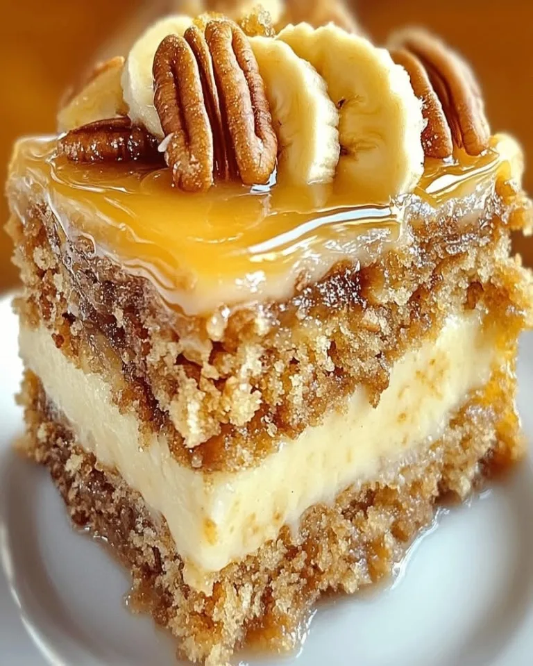 Ultimate Decadent Caramel Banana Pecan Cake – Ready in 30 Minutes