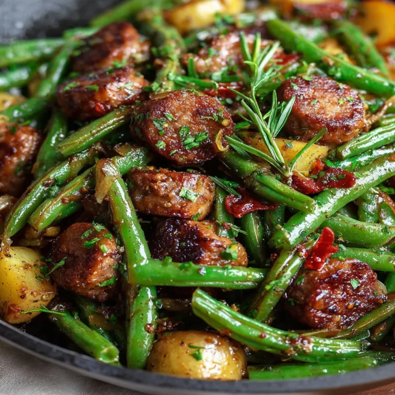 Easy Sausage Potato Green Bean Skillet Ready in 30 Minutes